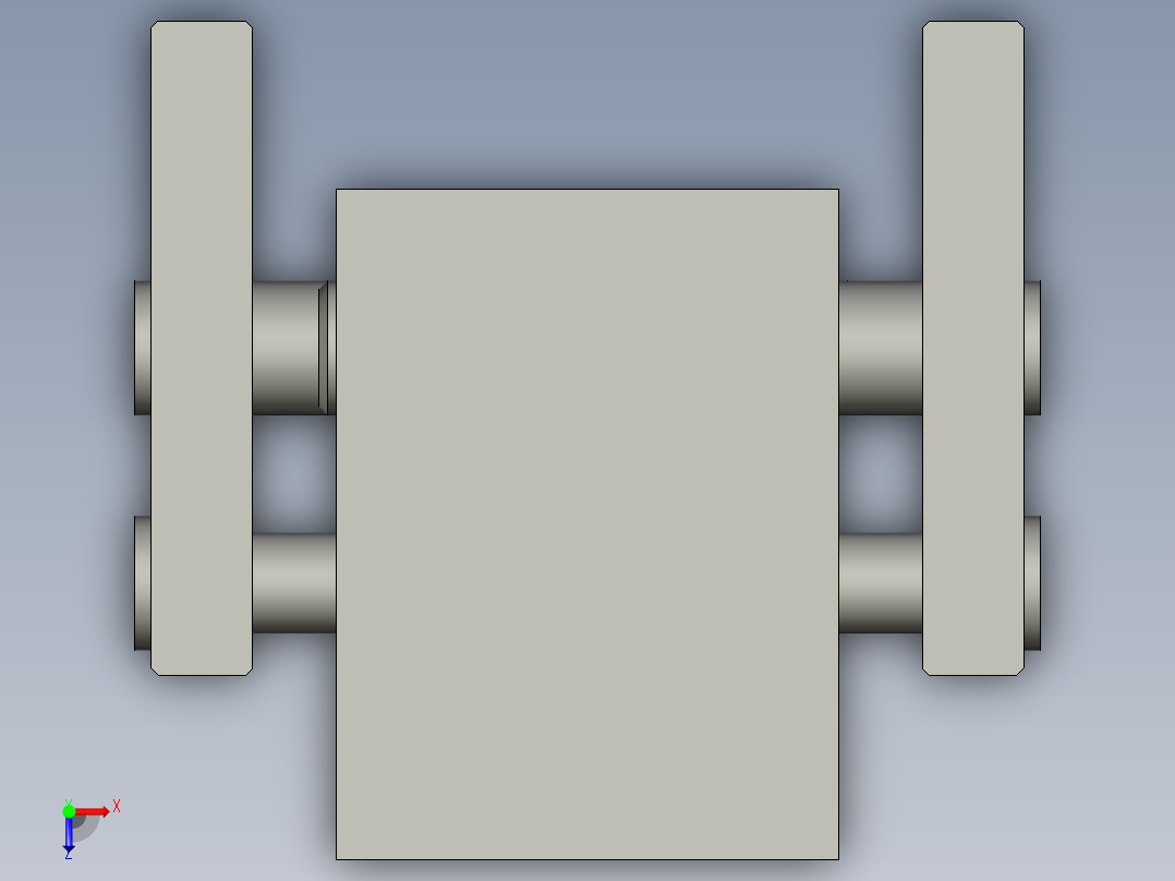 普通气爪PH06-10俯视图