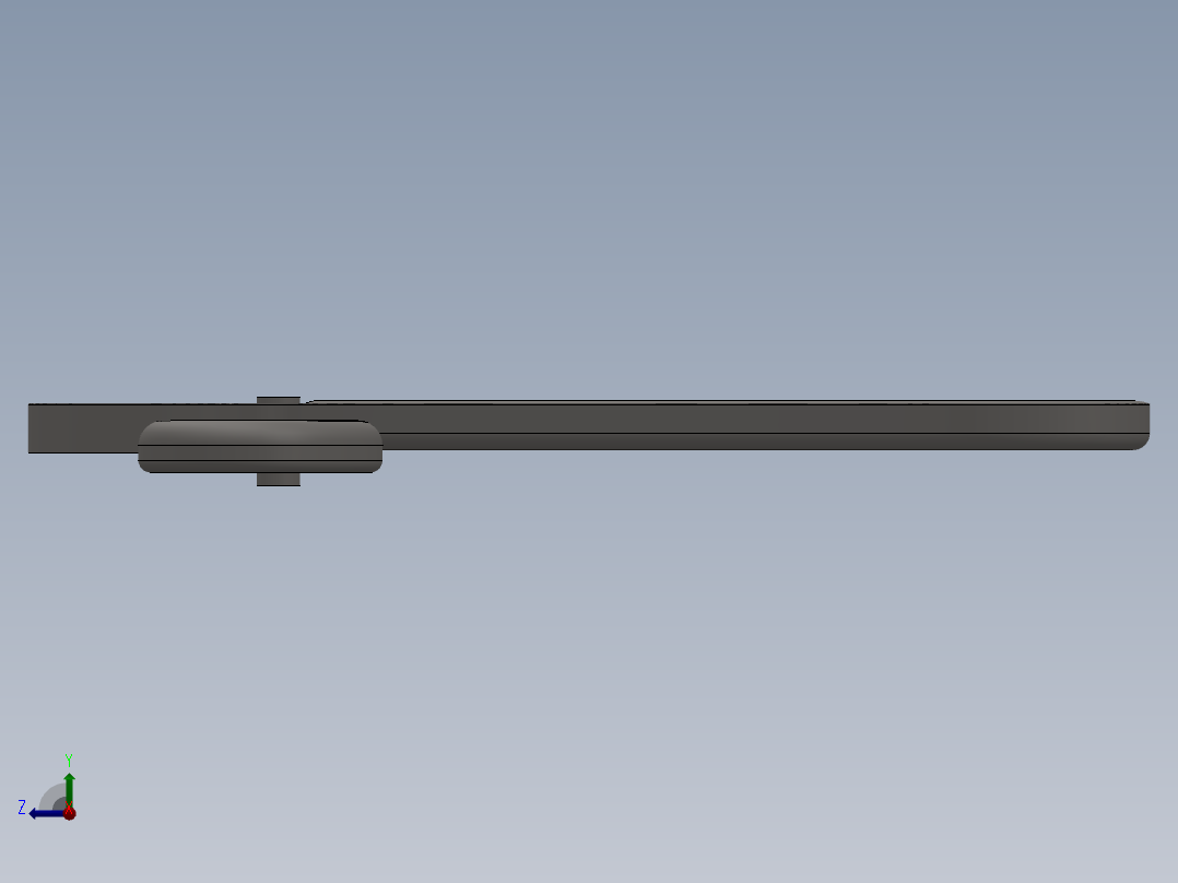 手术剪刀右视图