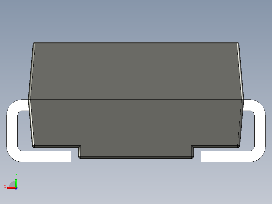 元器件3D封装SMB (DO-214AA)34后视图