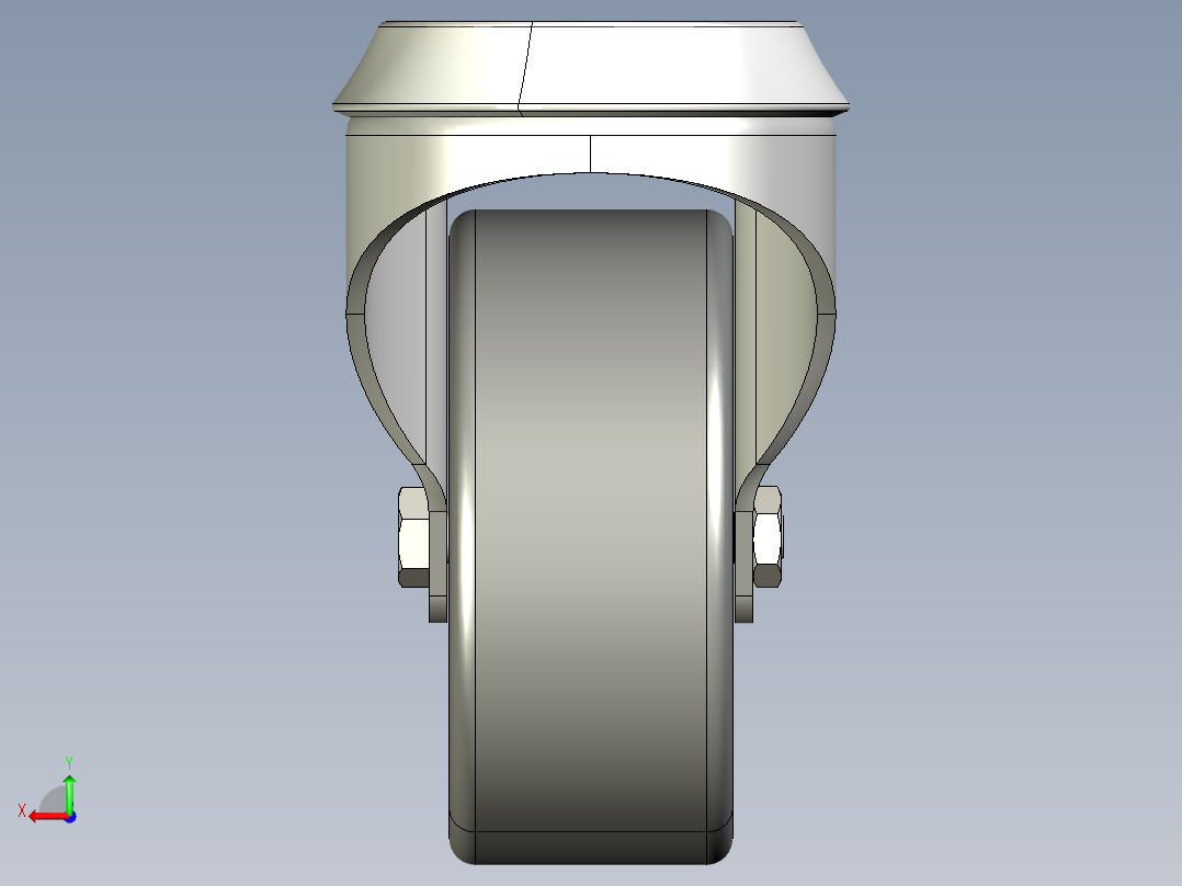 型材-KJN 521680 80MM WHEEL后视图