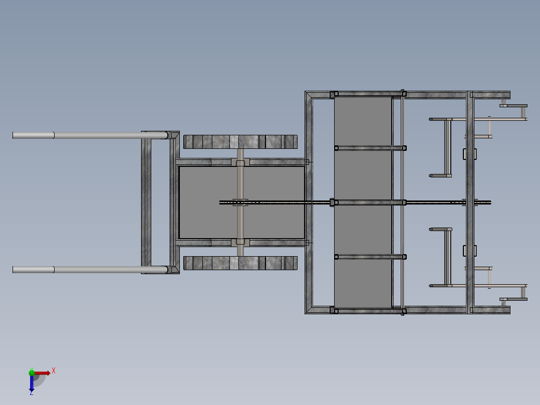 水稻插秧机sw22可编辑俯视图