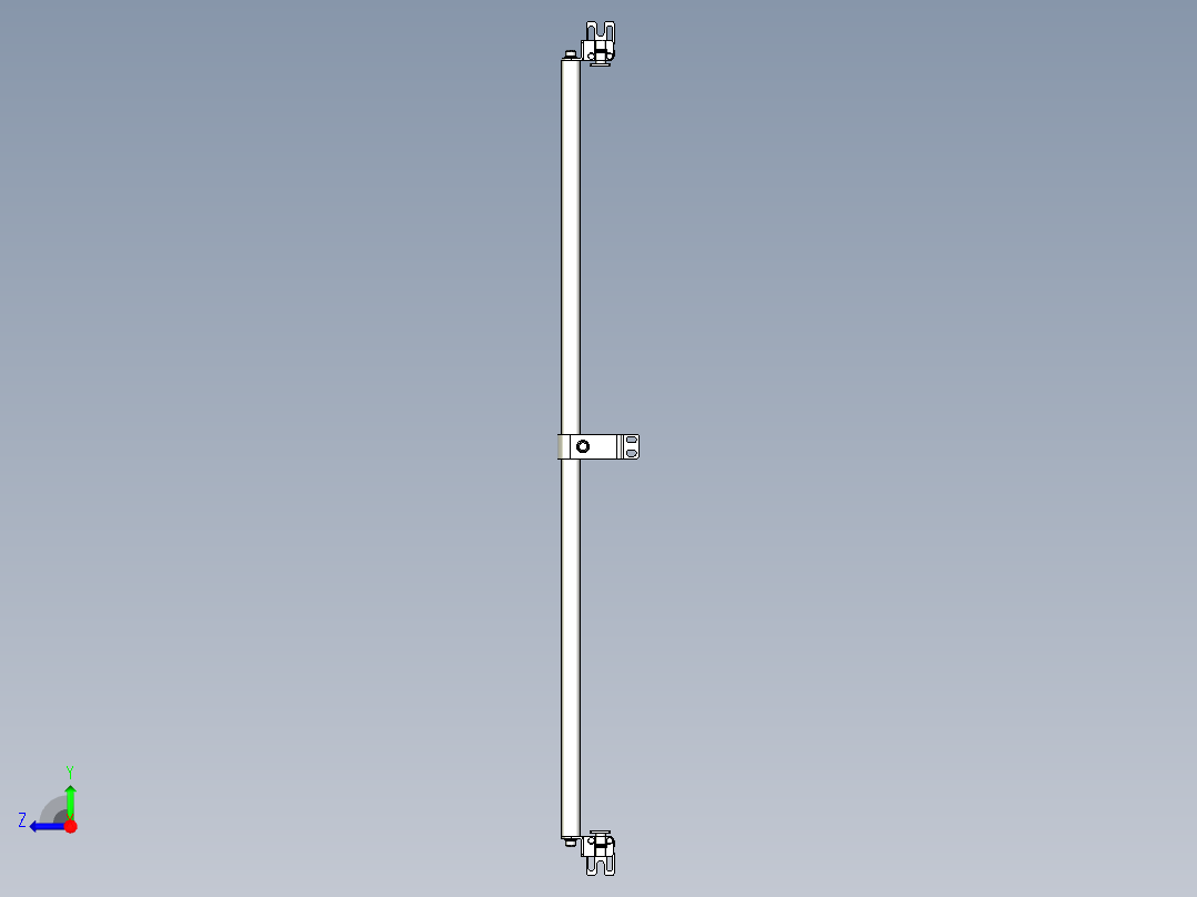 基恩士SL-JB79_side-mount_kc图纸模型右视图