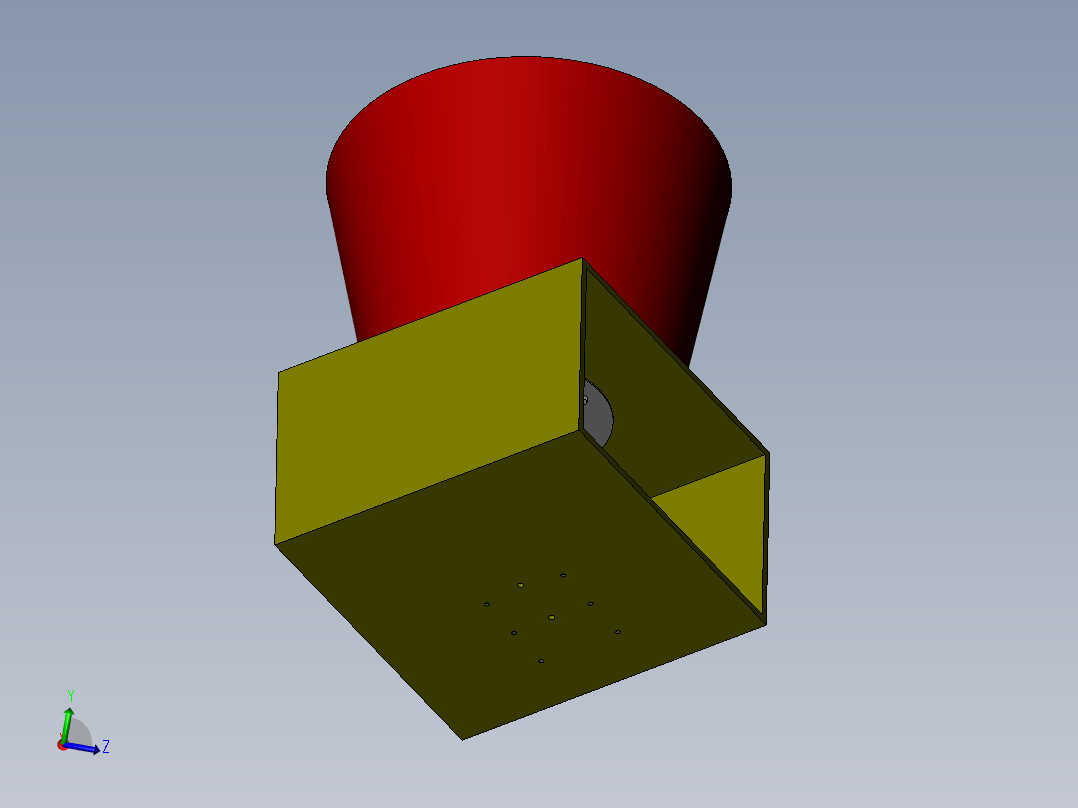 JX208-立式电驱动自动饲料混合搅拌机设计【含三维SolidWorks】左视图
