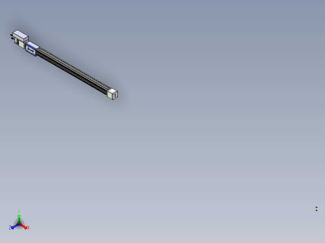 威洛博LB.GB同步带传动--欧规系列GB8-L96-S1250-BR-P75正等轴测图