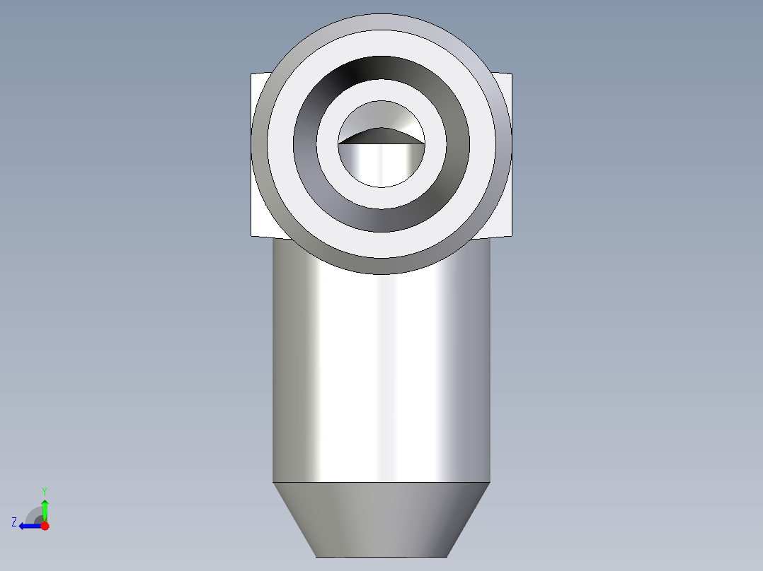 卡套式工业通用硬管接头EO_Weld_elbown_WAS06LX右视图