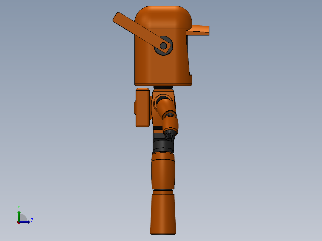 太空机器人左视图