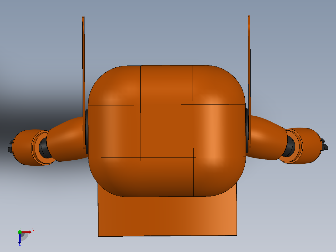 太空机器人俯视图