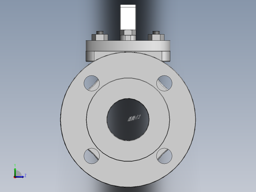 法兰球阀-316 DN15-DN200左视图