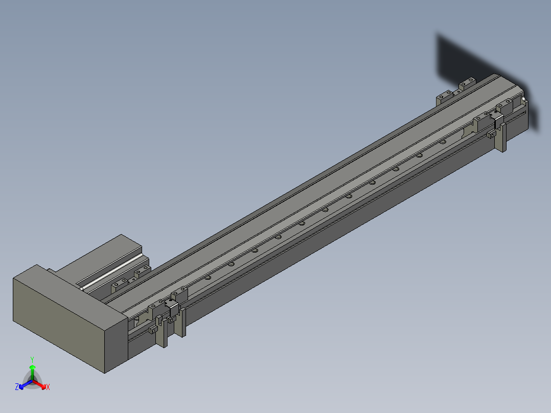 直线模组LHA6-S550-R-200W(16丝杆)设计图纸
