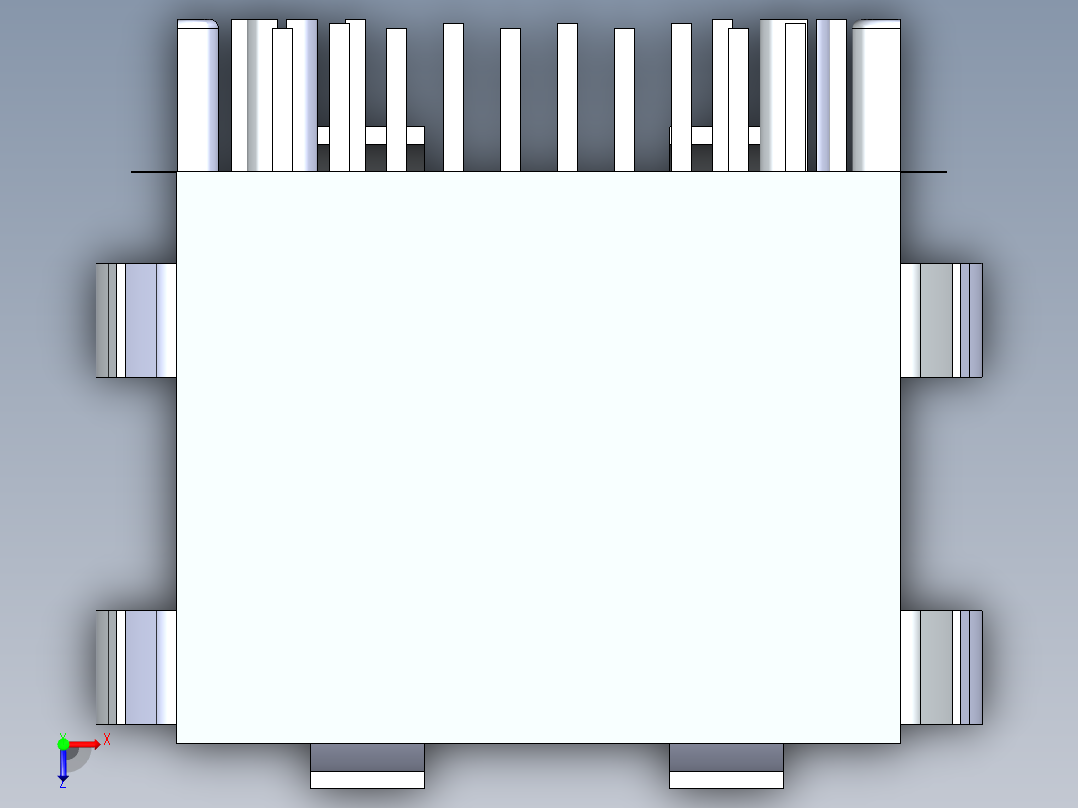 RJ45连接器2俯视图