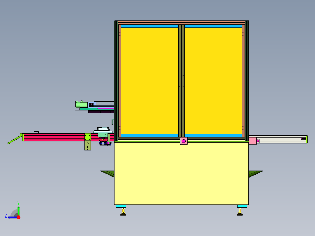 智能电表拍照引导高速打螺丝机右视图