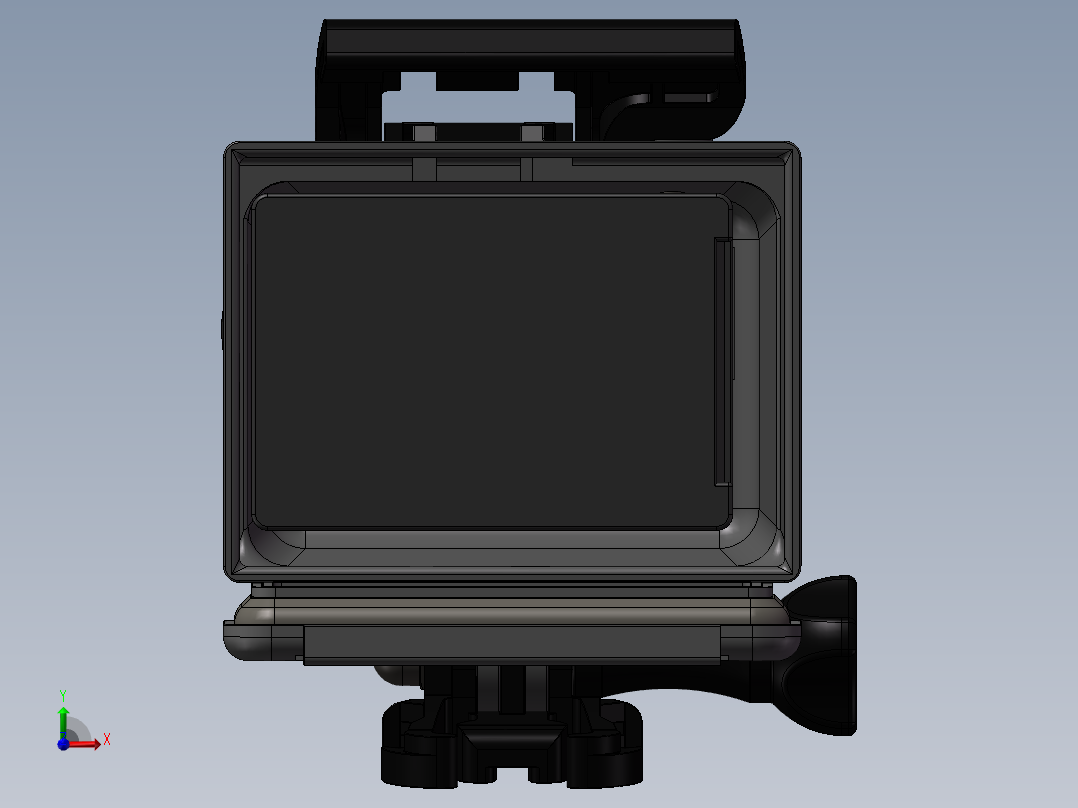 GOPro相机前视图