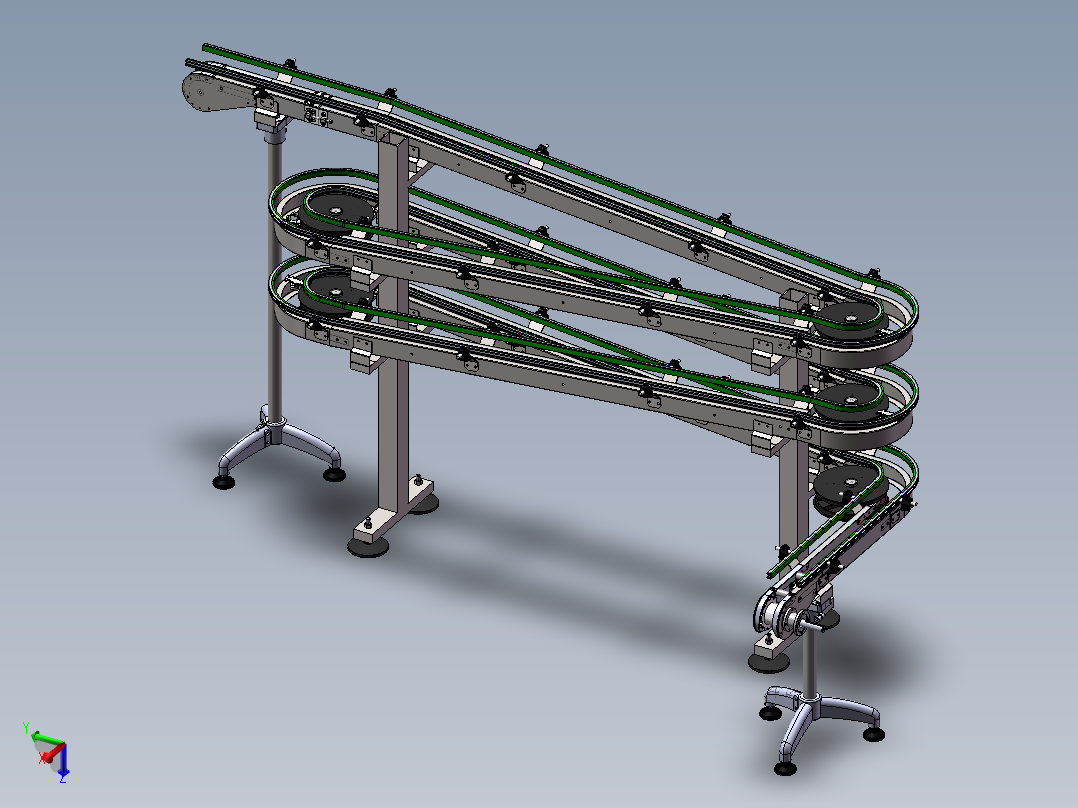 回旋提升式柔性链输送机sw16可编辑
