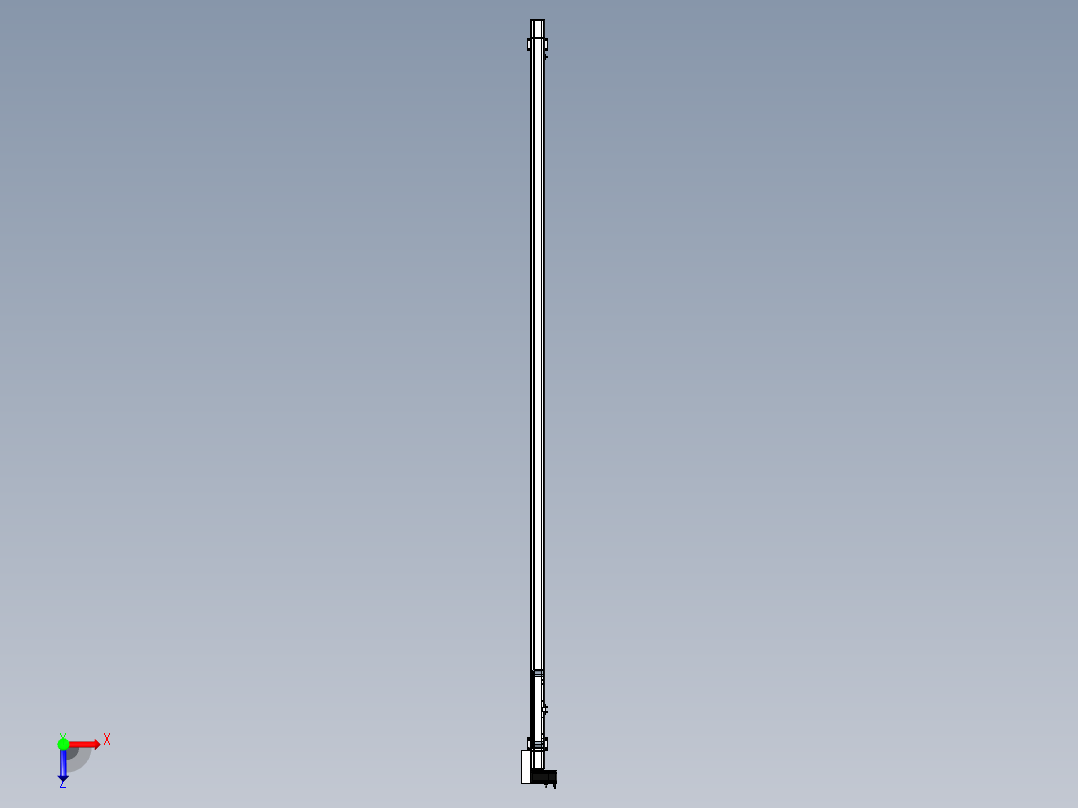 Toyo东佑达直线模组-M65-M-3000-L-M40-C4俯视图