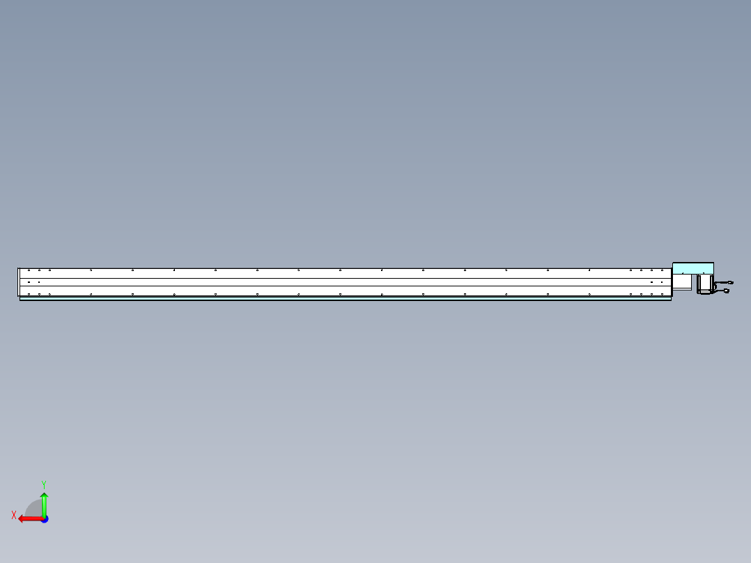 威洛博VBC同步带传动一无尘环境VBC14-L45-S2850-BR-ZP75-C3后视图
