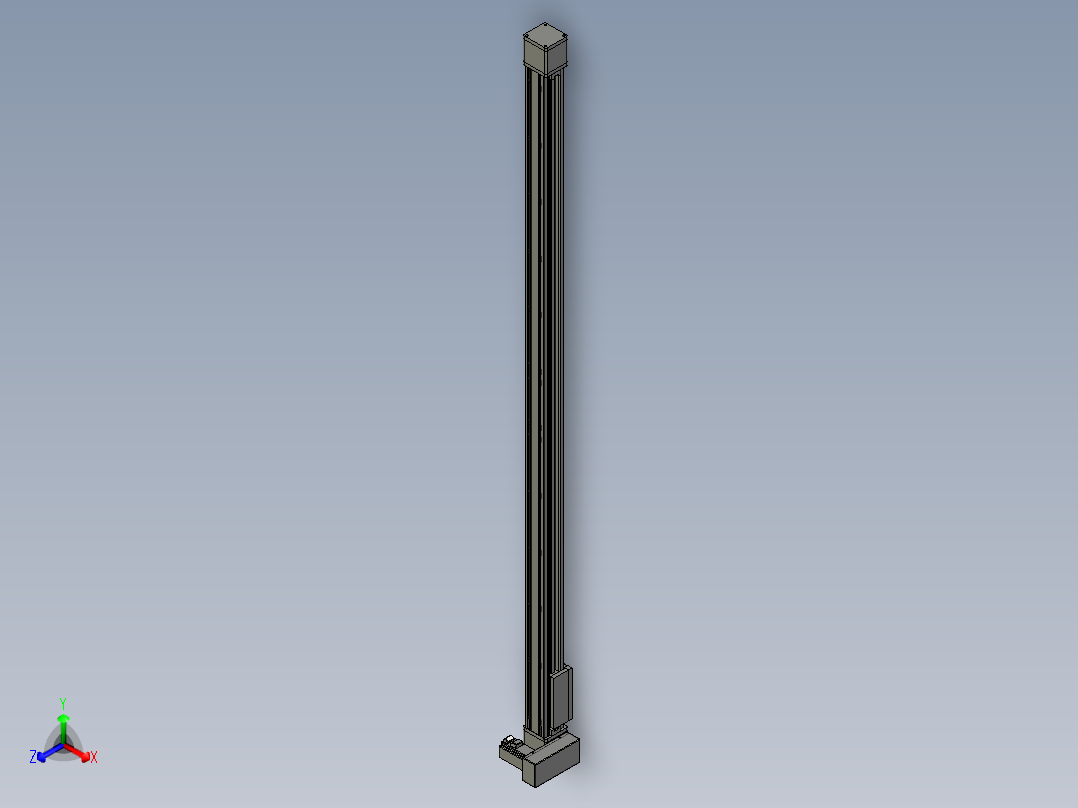 欧规系列-GB8-L96-S2100-BRD-P40-MS3正等轴测图