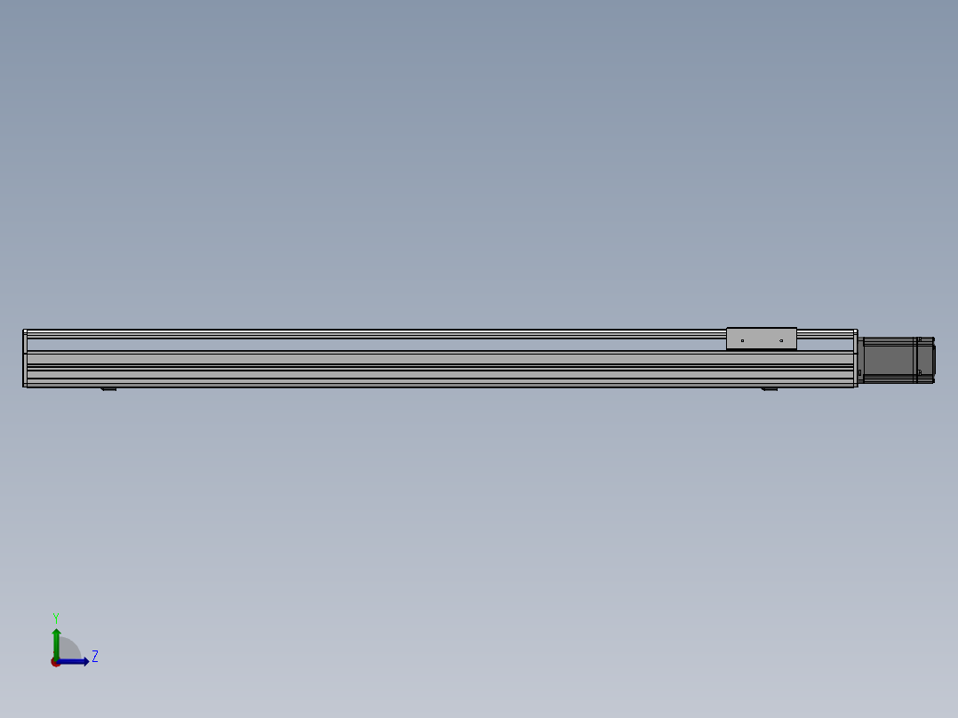 精密模组MY130-T10-850L-BC-P20B-C4-C左视图