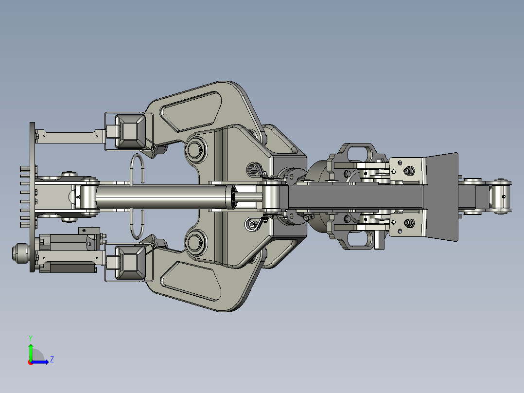 机械手臂及设计左视图