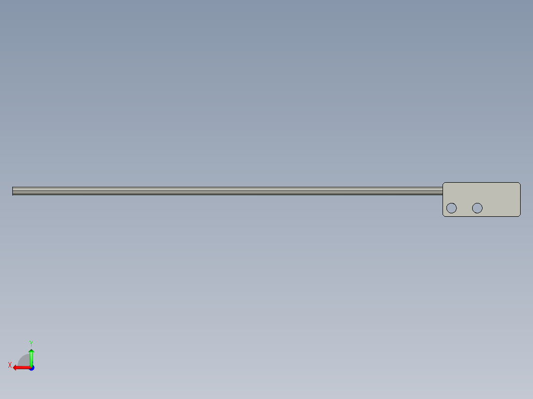 基恩士EH-605_kc图纸模型后视图