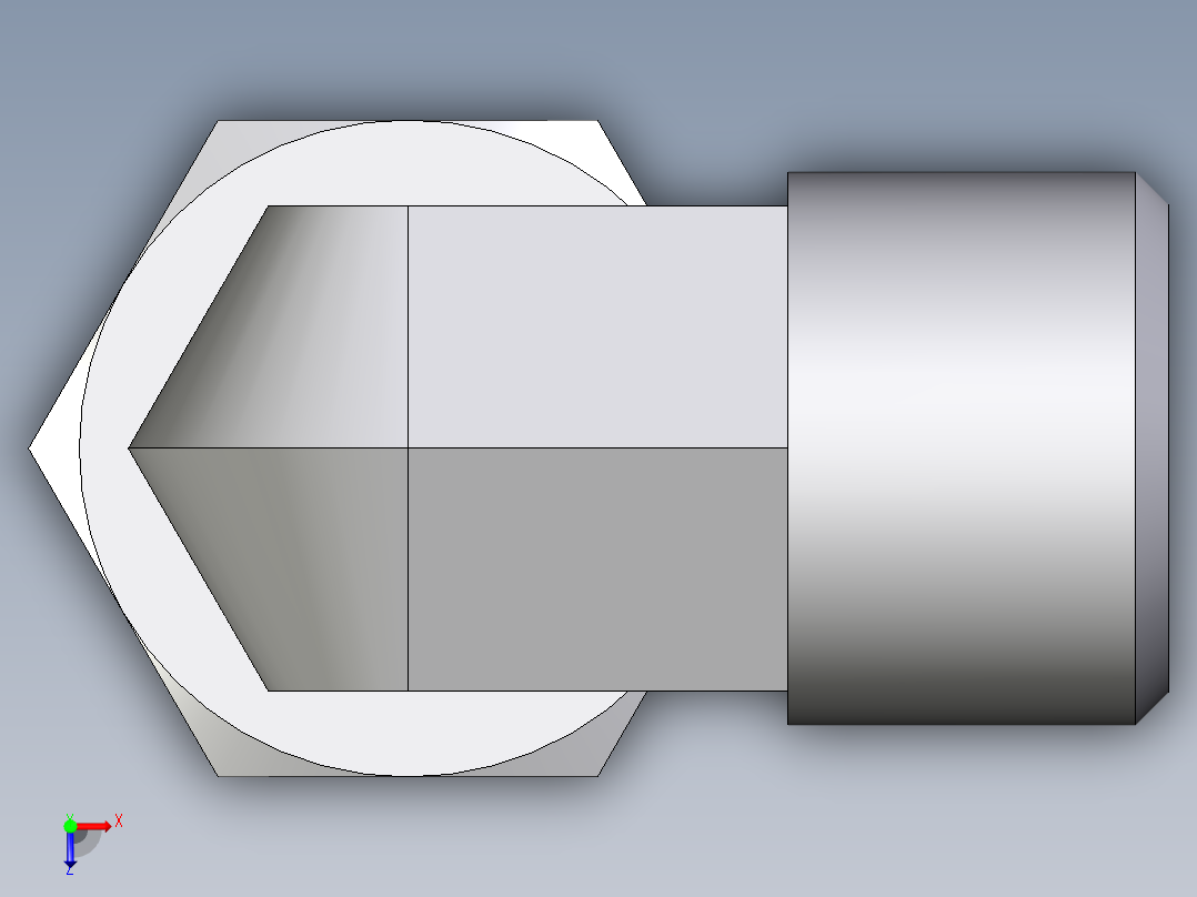 卡套式工业通用硬管接头EO_Swivel_nut_elbow_EW10LOMDCF俯视图