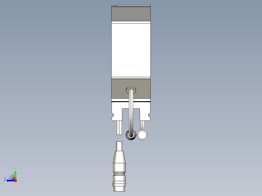 基恩士LS-7070_kc图纸模型右视图