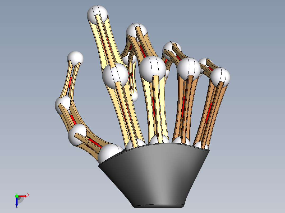 仿生机械手 (43)俯视图