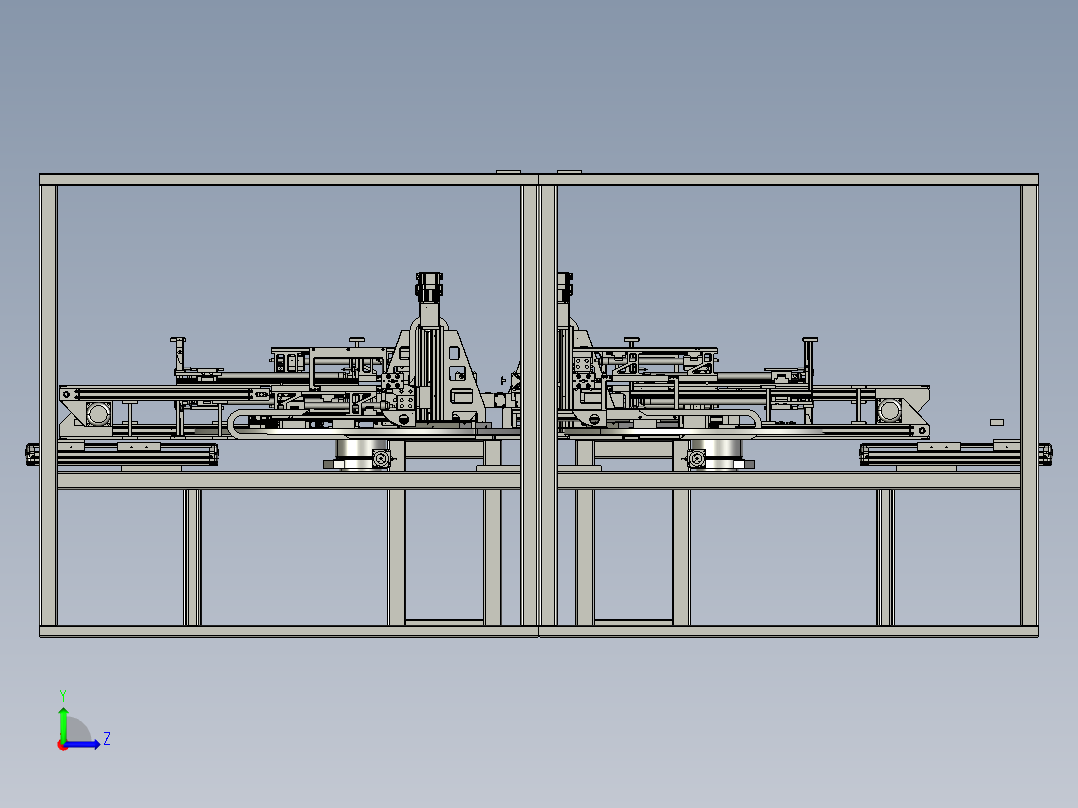 汽车安全带自动穿带机左视图