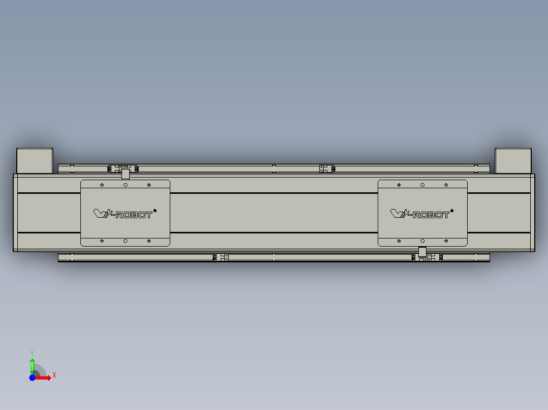 威洛博双电机滑台-VBC14S2-L50-S350-BD-P40-C6前视图