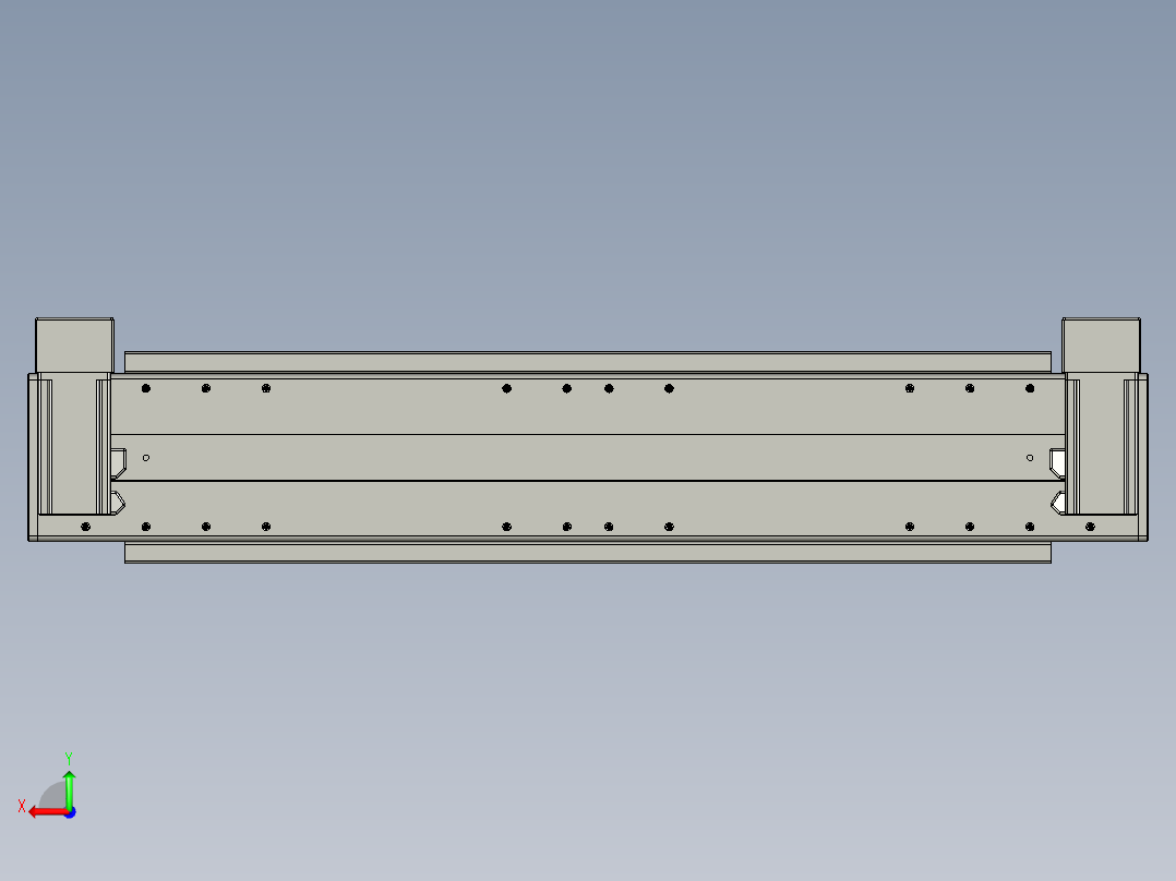 威洛博双电机滑台-VBC14S2-L50-S350-BD-P40-C6后视图