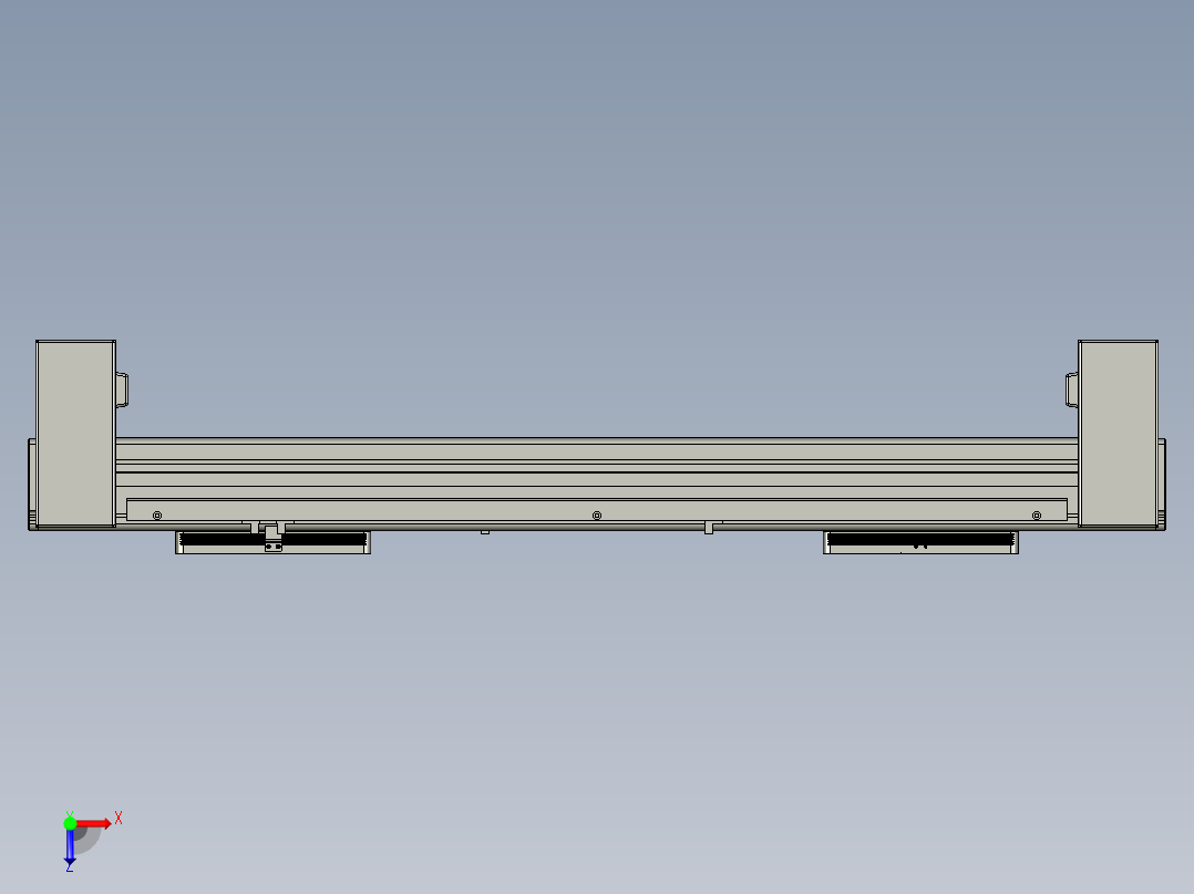 威洛博双电机滑台-VBC14S2-L50-S350-BD-P40-C6俯视图