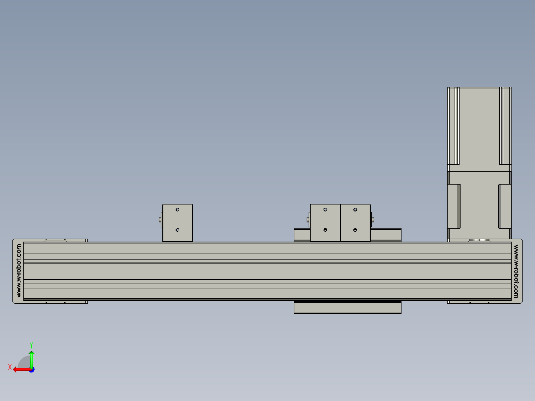威洛博LB.GB同步带传动--欧规系列EBF5-L11-S150-BR-P20-C4后视图