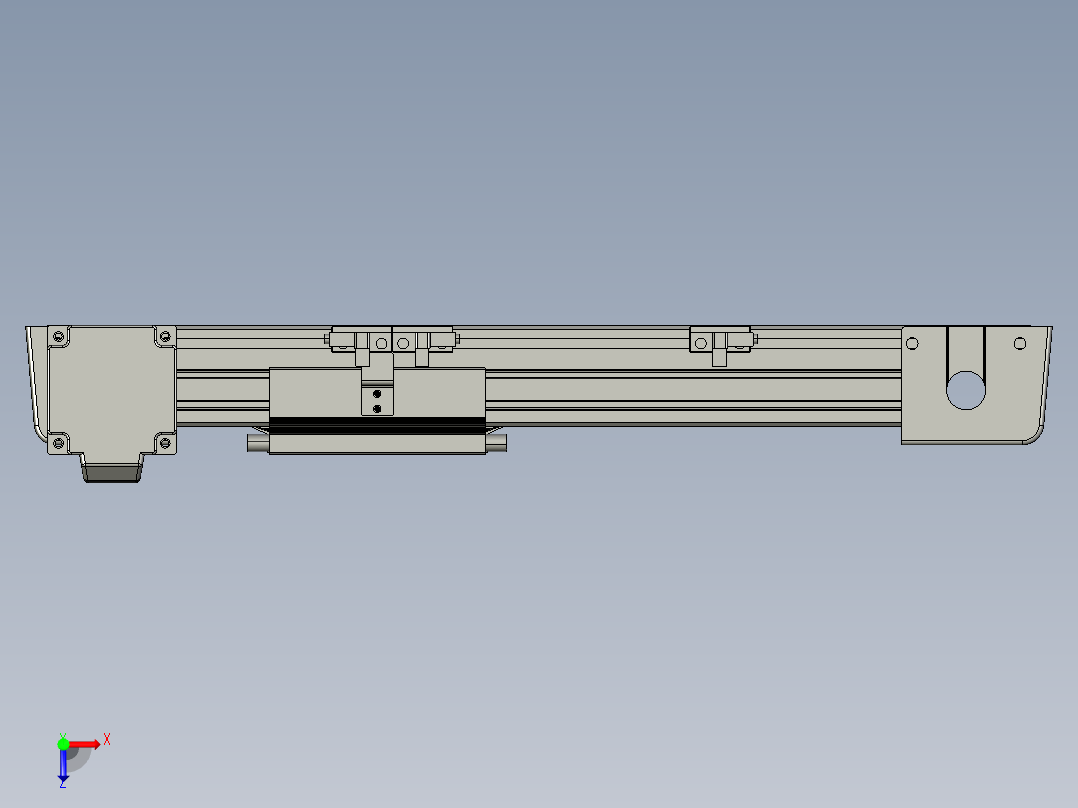 威洛博LB.GB同步带传动--欧规系列EBF5-L11-S150-BR-P20-C4俯视图