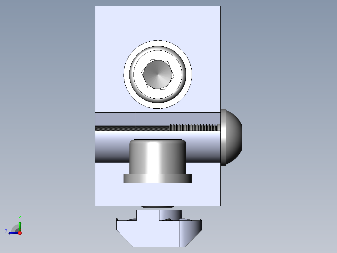 铝型材及其附件3.31.35.30.30.M5.ST前视图