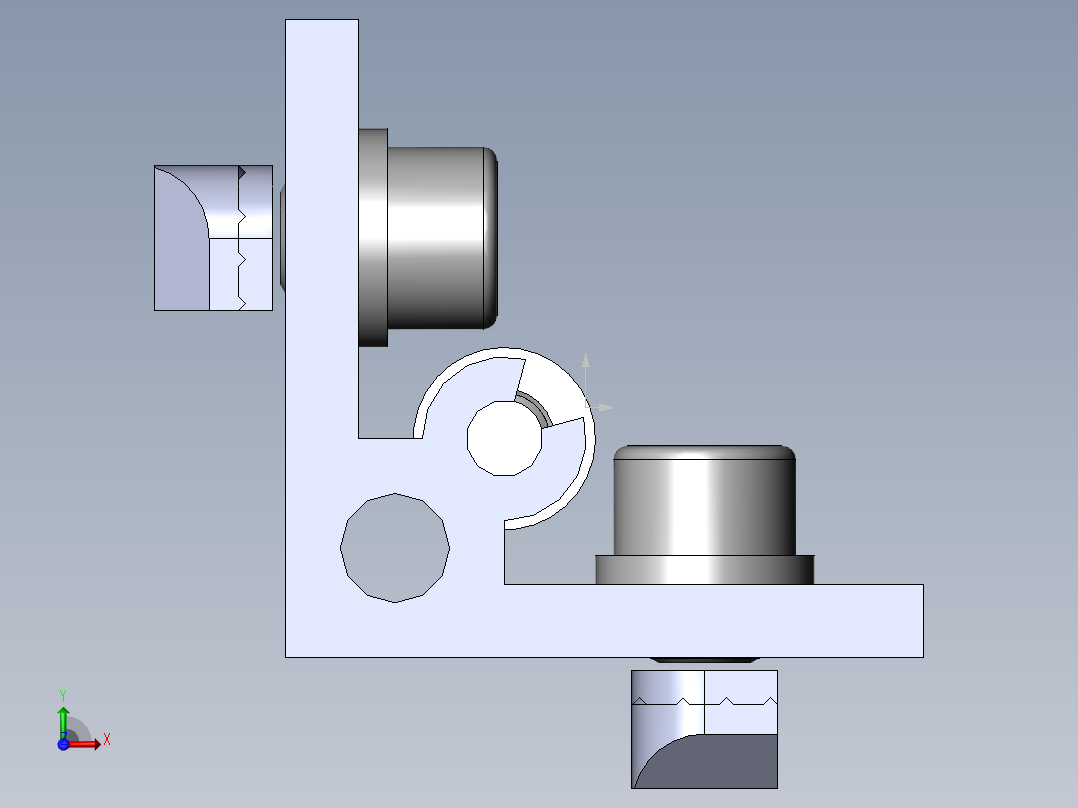 铝型材及其附件3.31.35.30.30.M5.ST左视图