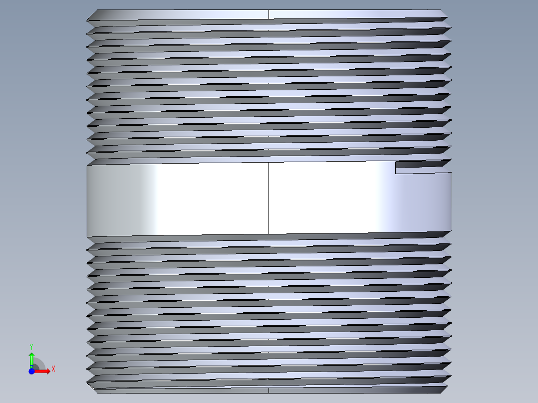 CPVC管件33-Sch80_Nipple_MPTxMPT_9861-252_2in x 2.5in前视图