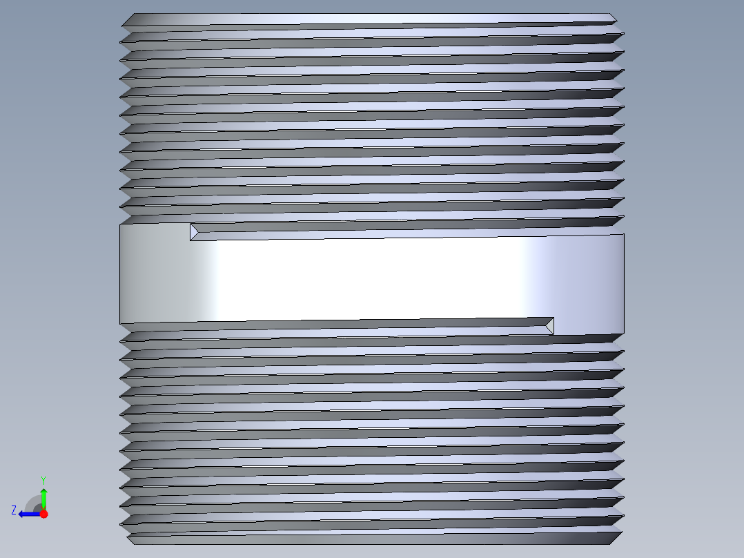 CPVC管件33-Sch80_Nipple_MPTxMPT_9861-252_2in x 2.5in右视图