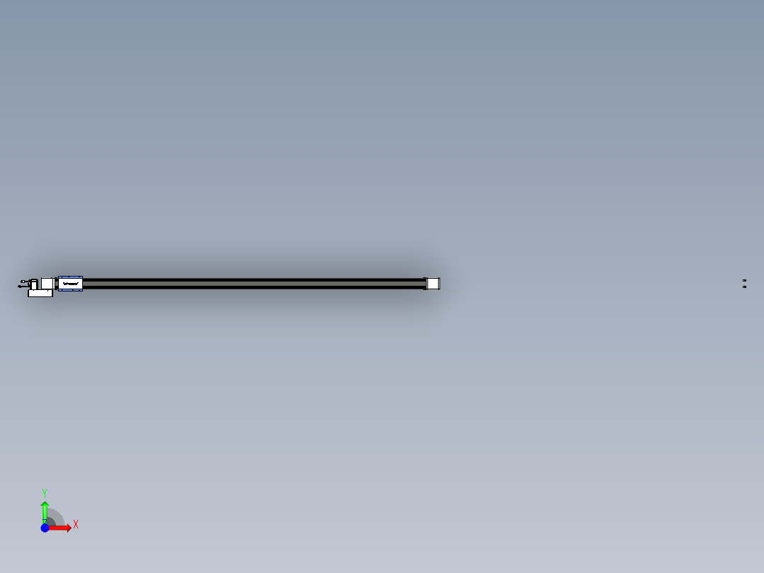 威洛博LB.GB同步带传动--欧规系列GB8-L96-S2550-BL-P40前视图