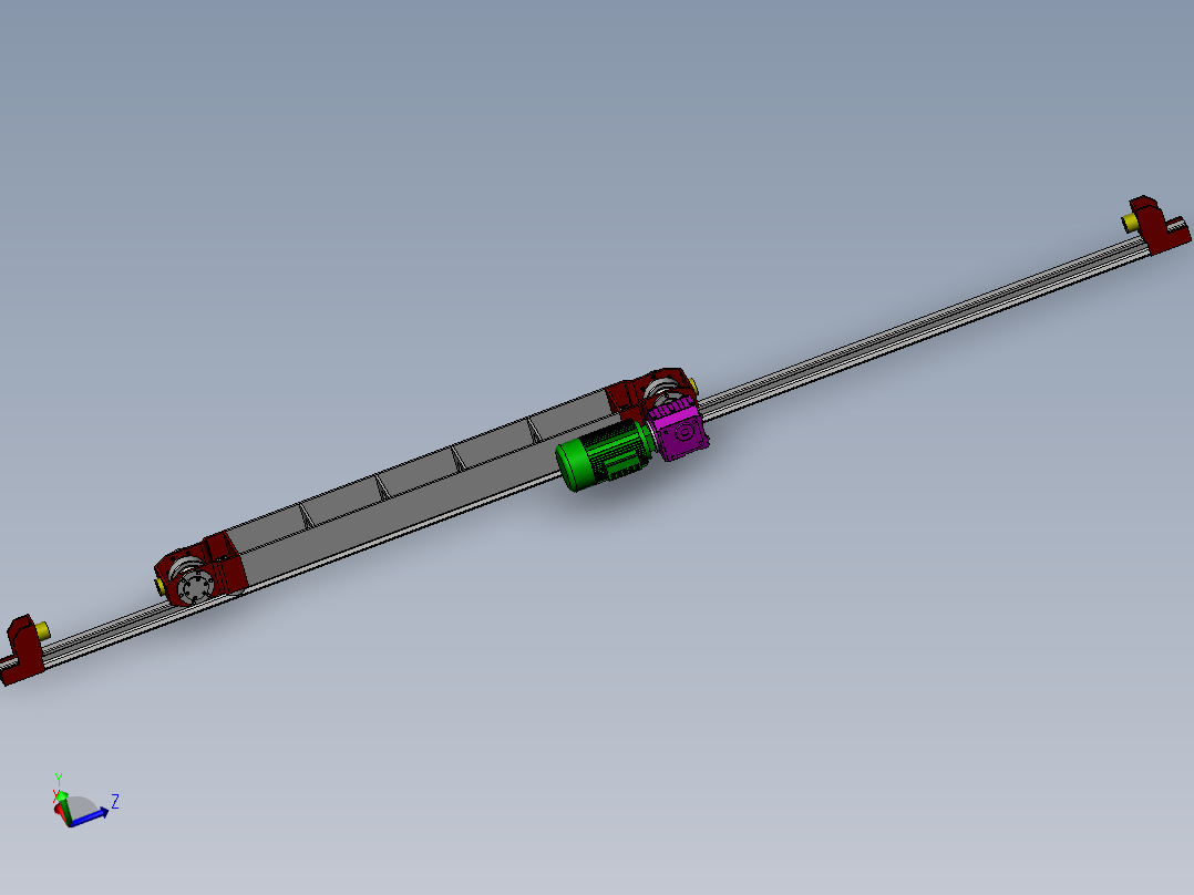 堆垛机行走机构
