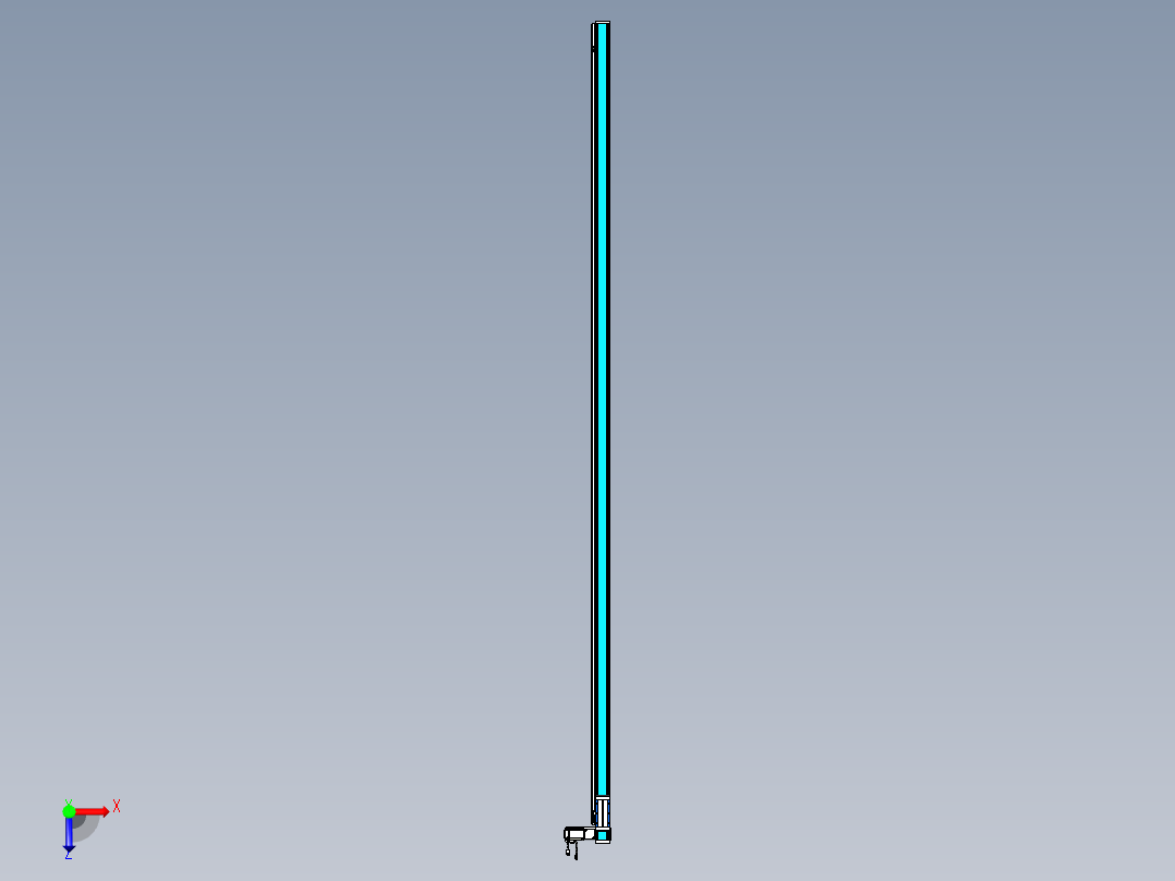 威洛博LB.GB同步带传动--欧规系列LB6A-L130-S3500-BR俯视图