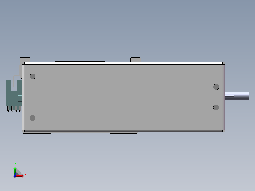 MTH丝杆半封闭模组MTH10-BL-100W前视图