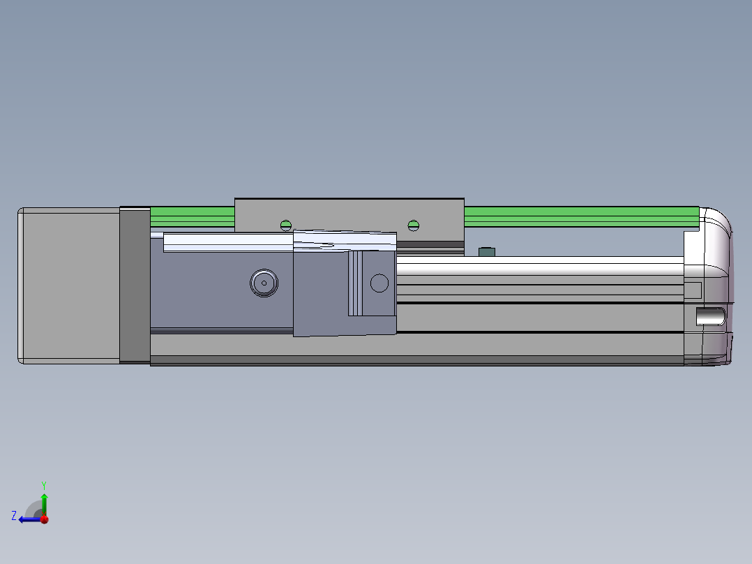 MTH丝杆半封闭模组MTH10-BL-100W右视图