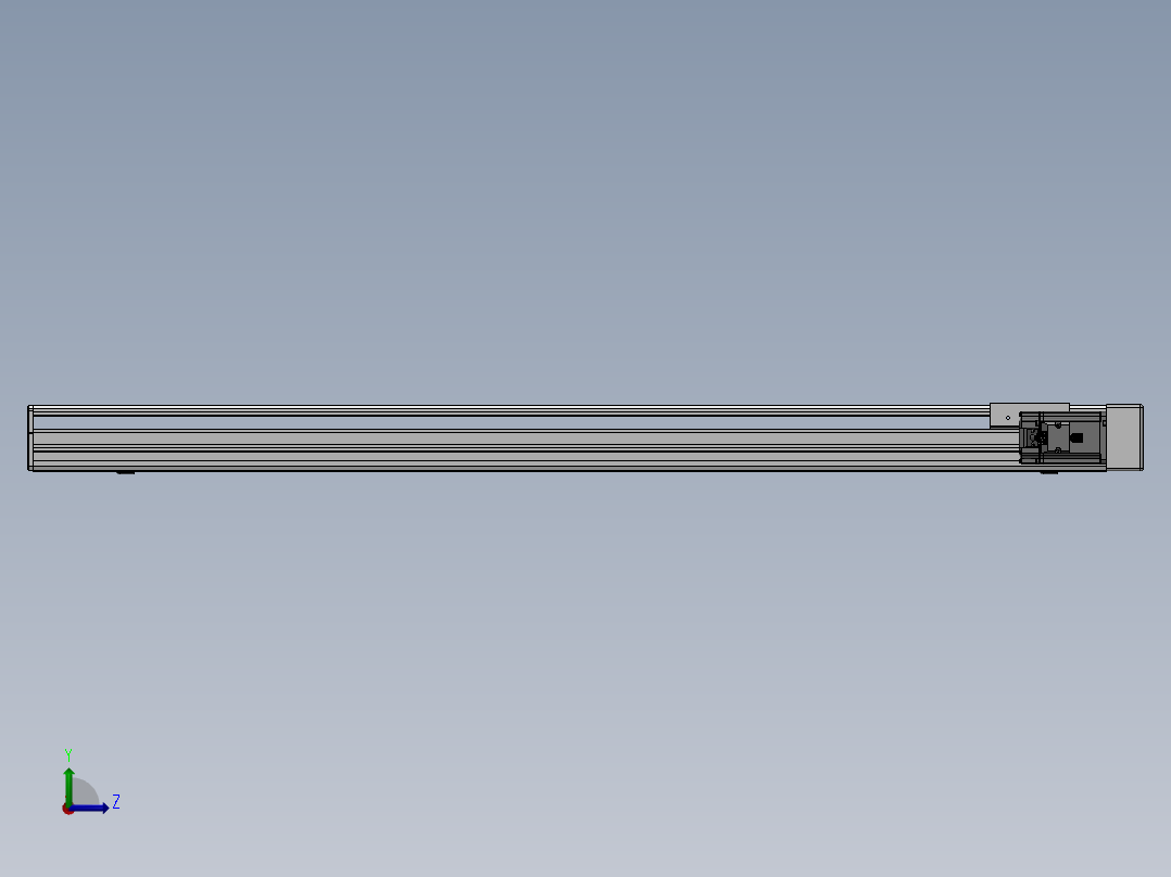 精密模组MY130-T10-1050L-BR-P20B-C4-C左视图