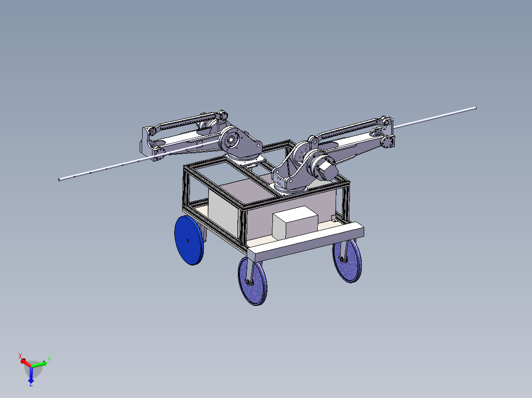 喷洒<span style='color: red'>机器人</span>的设计含sw三维图+二维+说明书