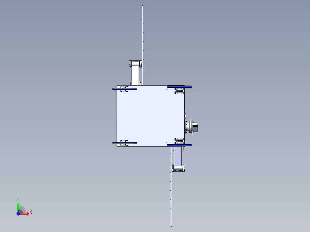 喷洒机器人的设计含sw三维图+二维+说明书前视图
