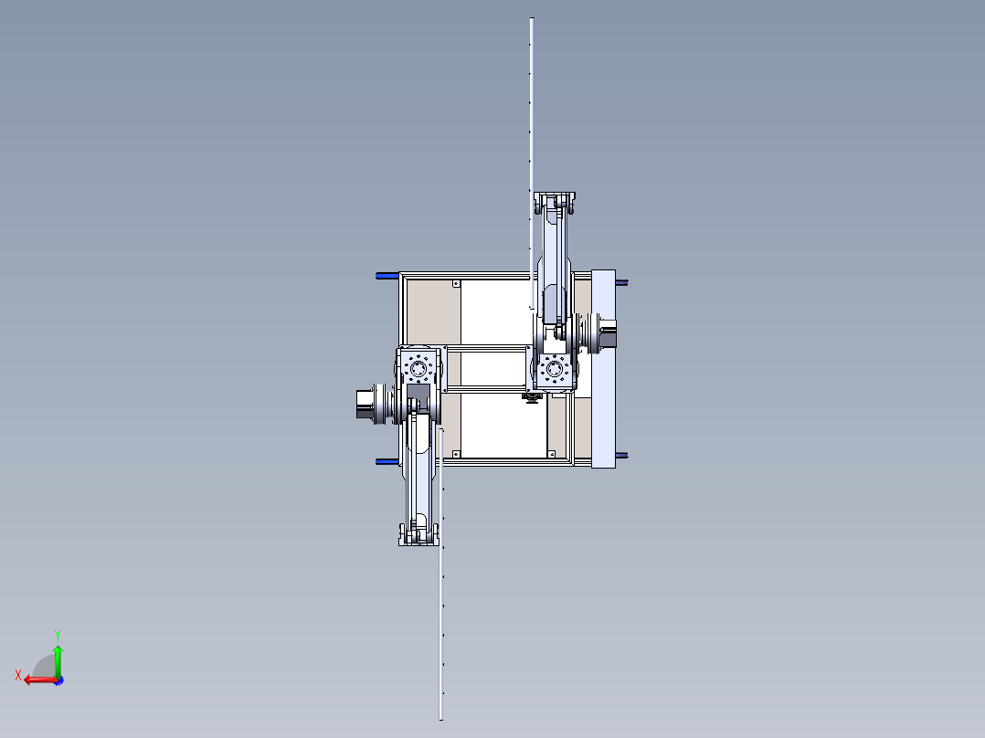 喷洒机器人的设计含sw三维图+二维+说明书后视图