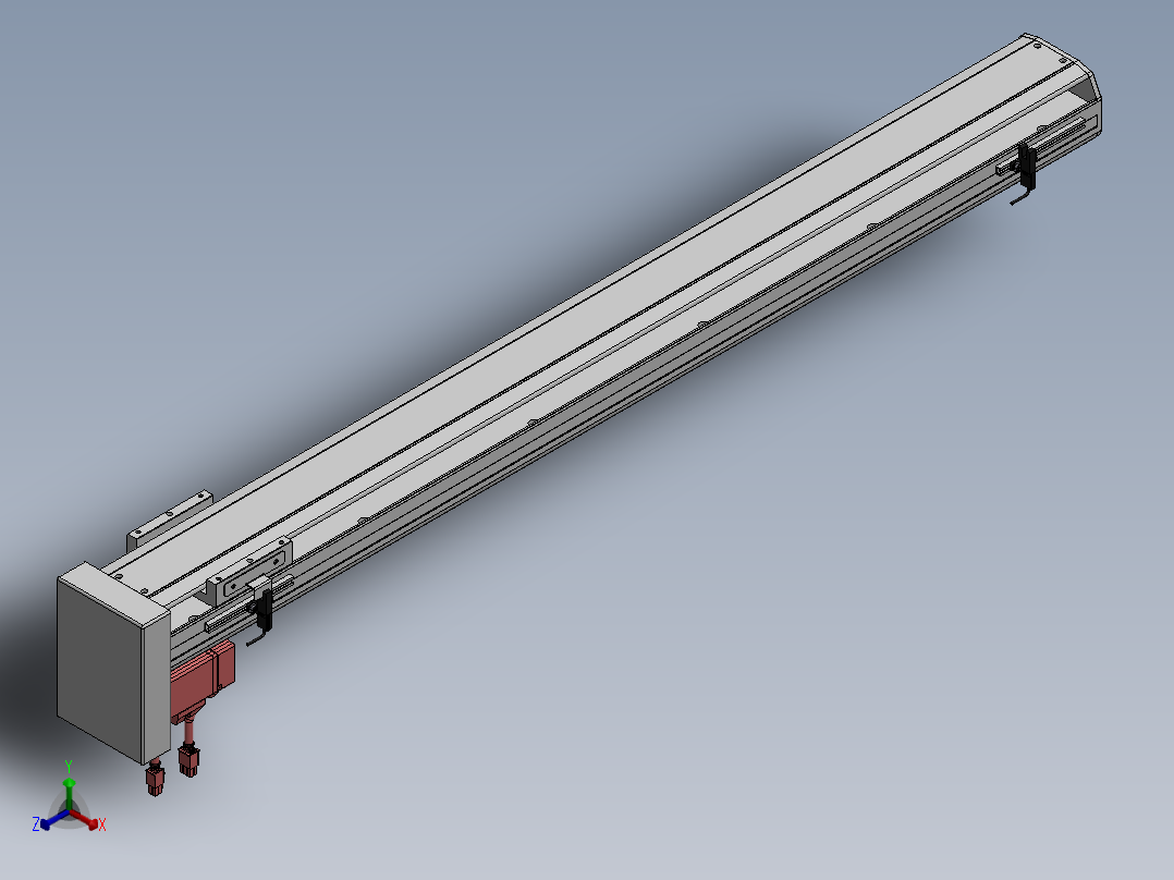 精密模组MY100-T10-900L-BM-P20B-C4-C正等轴测图
