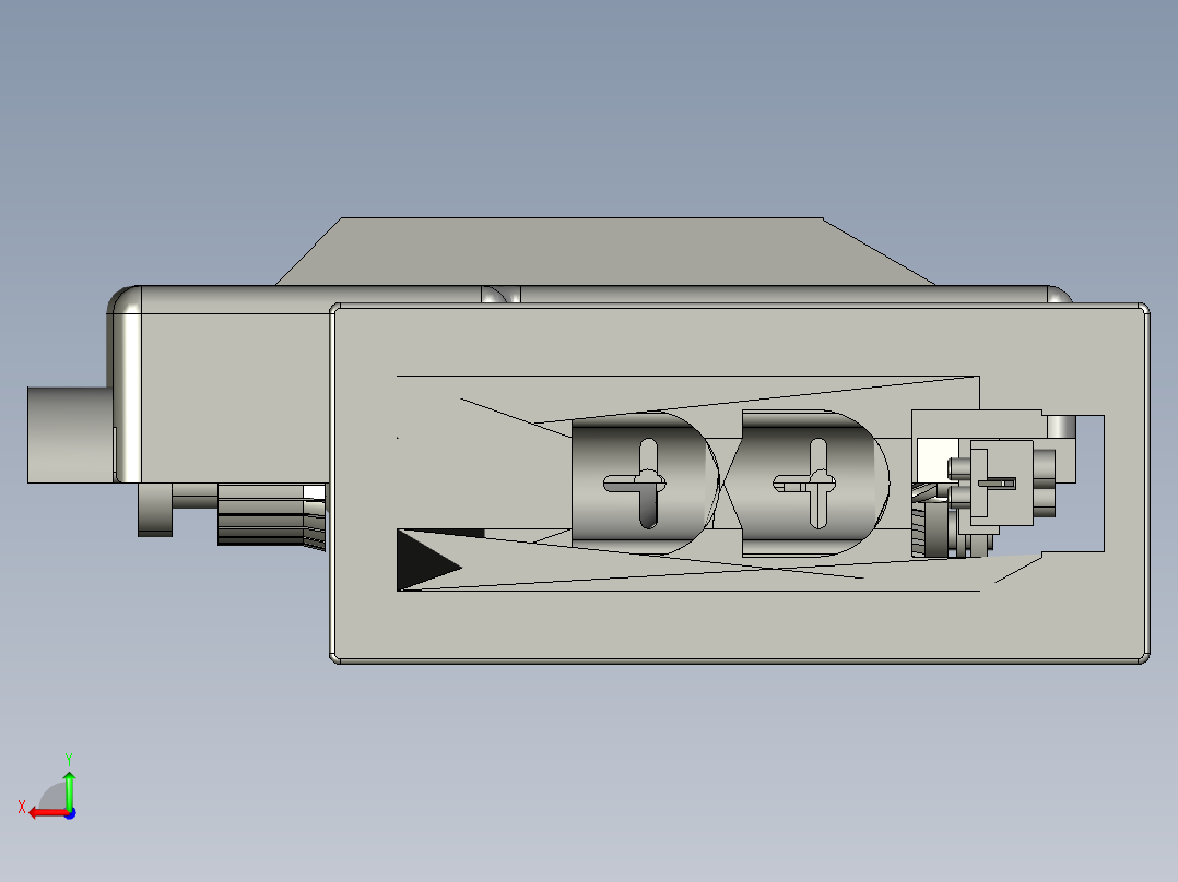 Jigsaw钢丝锯内部结构3D图纸 STP格式后视图