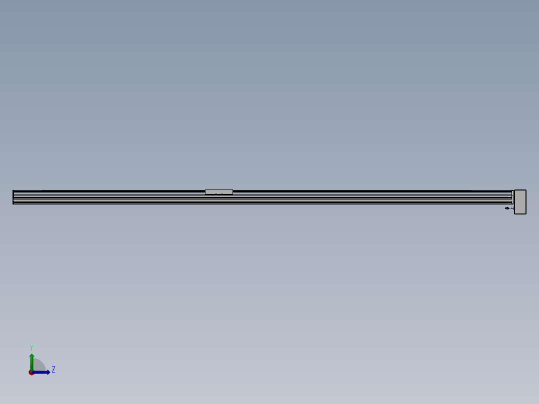 精密模组MT220-L150-3800-LD-M75-C4左视图