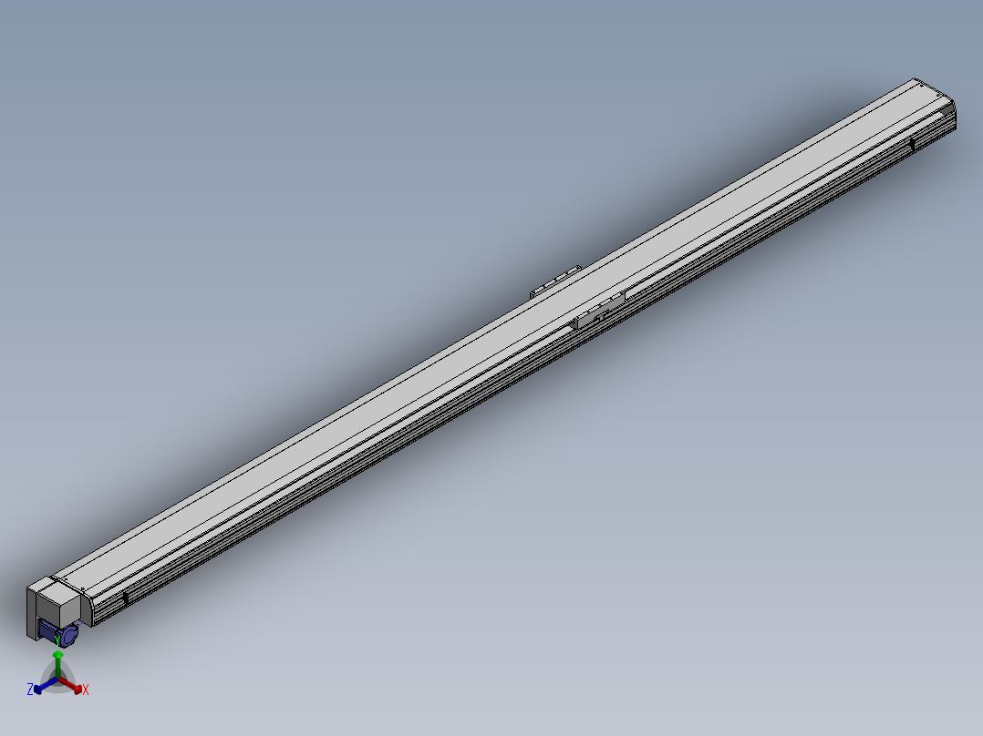 精密模组MT220-L150-3800-LD-M75-C4正等轴测图