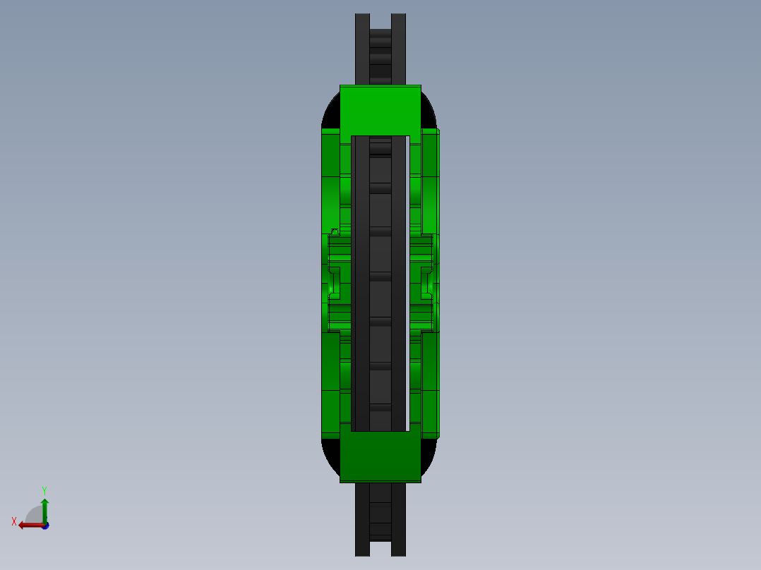 制动器 (25)后视图